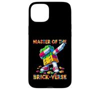 Master of The Brick-Verse Funny Brick Master Builder Dabbing Carcasa para iPhone 15 Plus