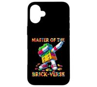 Master of The Brick-Verse Funny Brick Master Builder Dabbing Carcasa para iPhone 16 Plus