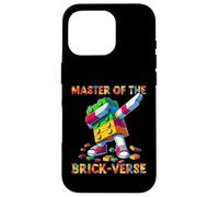 Master of The Brick-Verse Funny Brick Master Builder Dabbing Carcasa para iPhone 16 Pro