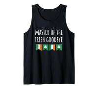 Master of The Ireland Goodbye Funny Party Pooper Irish Camiseta sin Mangas