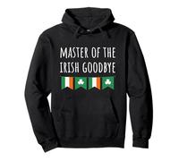 Master of The Ireland Goodbye Funny Party Pooper Irish Sudadera con Capucha