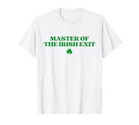 Master of The Irish Exit Shirt Funny St Patricks Day Camiseta