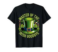 Master of The Irish Goodbye Funny St Patricks Day Pub Humor Camiseta