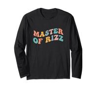 Master of Wrizz Sano Rizz Funny Gen Z Rizzler Carisma Manga Larga