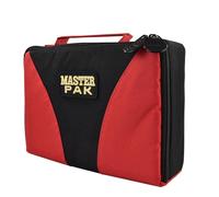Master Pak Darts Bag in Black and Red for Professionals Dart Case (Empty) by Karella