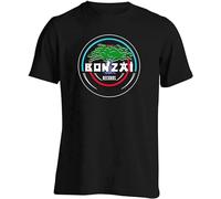 Master Pig Bonzai Records T Shirt Techno Trance Hardcore Black L