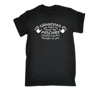 Master Pig Grandpas Are There To Teach The Mischief Children Havent Funny Gift Birthday Unisex 100% Cotton Short-Sleeve T-Shirts XL