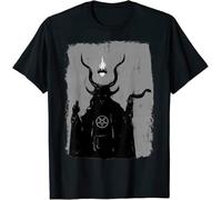 Master Pig Lucifer Light Bearer Satanic Occult Baphomet Goat Atheist Unisex 100% Cotton Short-Sleeve T-Shirts XXL