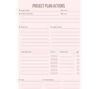 Master Plan: A Project Notebook: A Simple & Effective Planner for Organizing Your Projects