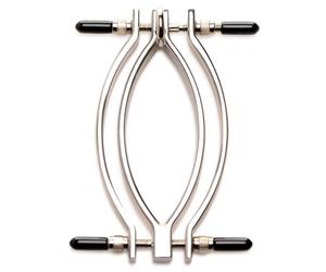 Master Series Abrazadera vaginal ajustable con cadena Pussy Tugger
