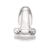 Master Series Peephole Claro Hollow Plug Anal - 1 unidad, Transparente (AF816-Small)