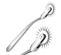 MASTER SERIES Wartenberg Wheel for Beginners, Men, Women, & Couples. Sensation Wheel and Nickel-Free Metal Temperature Sensitive. 1 Piece, Silver.