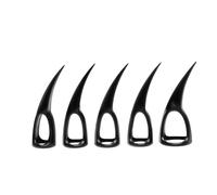Master Series XR Brands - Juego de 10 Garras - Negro