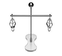 Master Series XR Brands - Tower of Pain Pinzas para los pezones - Plata
