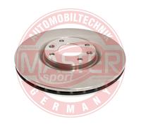 MASTER-SPORT GERMANY 2x Disco de Freno Delantero con Ventilación Interior