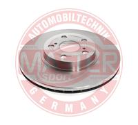 MASTER-SPORT GERMANY 2x Disco de Freno Delantero Ventilado Apto para Toyota