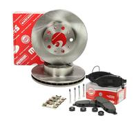 MASTER-SPORT Kit de Discos de Freno y Pastillas - Discos de Freno Eje delantero 280 ventilado - Pastillas de Freno Compatible con FIAT Ducato Camión de plataforma/Chasis 250, 290 Chapa antichirridos