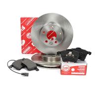 MASTER-SPORT Kit de Discos de Freno y Pastillas - Discos de Freno Eje delantero 300 ventilado - Pastillas de Freno Compatible con VW SHARAN 7M8, 7M9, 7M6 Chapa antichirridos