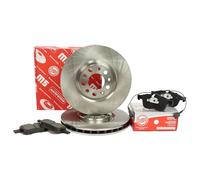 MASTER-SPORT Kit de Discos de Freno y Pastillas - Discos de Freno Eje delantero 305 ventilado - Pastillas de Freno Compatible con ALFA ROMEO 159 Sportwagon 939 con chapa antichirrido
