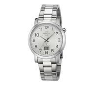 Master Time MTGA-10300-12M Reloj de Cuarzo con Radio pilotado analógico y Digital para Hombre con Correa de Acero Inoxidable, Pulsera