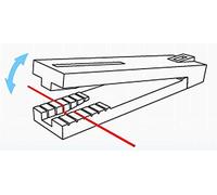 Master Tools Herramientas maestras 09921 - Modelización Accesorios Barandilla Plantilla, Herramienta para Doblar pasamanos, Gris