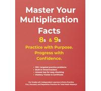Master Your Multiplication Facts 8’s & 9’s (Level 4 Workbook)