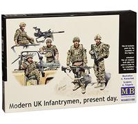 Masterbox Figura Moderna de infantería británica a Escala 1:35, Actual,