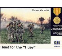 Masterbox Moderno Infantería Cabeza para The Hueys Vietnam Figuras 1 :3 5