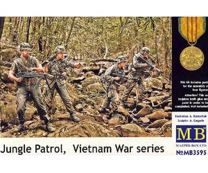 Masterbox Moderno Infantería Jungle Patrol Vietnam 4 Figuras 1 :3 5