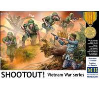Masterbox Moderno Infantería Shootout Vietnam Guerra Figuras 1 :3 5