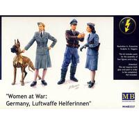Masterbox Mujer At War Alemania Fuerza Aérea Asistentes Perro 1 :3 5