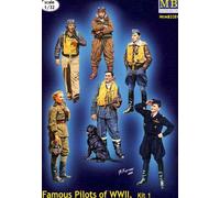 Masterbox Pilotos Moelders Marcel Johnson Saburo Bong Litviak 1 :3 2 Famous