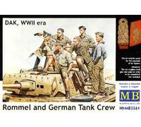 Masterbox Rommel Alemán & Tankman África Korps Equipo de Tanque 1 :3 5 Conjunto