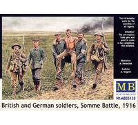 Master Box MB35158 - 1/35 British And Alemán Soldados, Somme Batalla - Nuevo