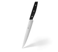 MasterChef Cuchillo Cocina Profesional para Trinchar en Acero Inoxidable | con Alto Contenido en Carbono con Cabezales y Asas de Triple Remache, Espiga Llena, Hoja Longitud 20cm