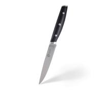 MasterChef Cuchillo Cocina Profesional, Tomatero en Acero Inox | con Alto Contenido en Carbono con Cabezales y Asas de Triple Remache, Espiga Llena, Hoja Longitud 12cm