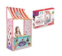 Masterchef Junior Sweet Treats - Tienda Puesto de Dulces de 137 cm, Incluye Mostrador, Delantal Oficial, Carta Menú y Pastelitos, Diversión de Cocinar y Jugar a Las Tiendas, Famosa (MTE07000)