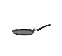 MasterChef Sarten Crepes, Crepera Antiadherentes por Tortitas & Tortillas, Sartenes Induccion para Todo Tipo de Cocinas, Aluminio, Revestimiento Antirayaduras, Apta para Lavavajillas, 25cm, Negro