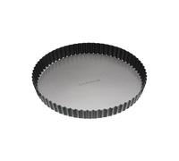 Masterclass 28cm loose bottomed tart tin, fluted round quiche pan with