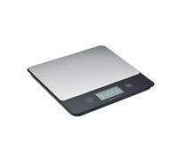 MasterClass Balanza Digital de Cocina para Seco y Líquido en Caja de Regalo, Rectangular, 5 kg / 5 L de Capacidad, Plata/Negro