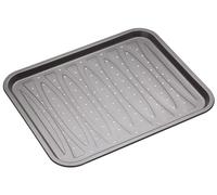 MasterClass Bandeja Crisper con antiadherente PTFE, PFOA y BPA Free, robusto acero al carbono de 1 mm, 39 x 31,5 cm