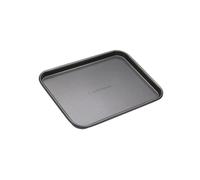 MasterClass Bandeja de horno antiadherente sin PTFE, PFOA ni BPA, robusta de acero al carbono de 1 mm de grosor para hornear y asar, acero al carbono, 24 x 18 cm, gris