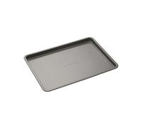 MasterClass Bandeja de horno, Bandeja de horno antiadherente para hornear y asar 35x25x2cm, con mangas, Gris