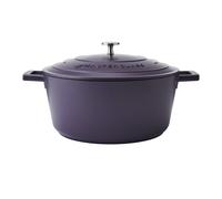 Masterclass cacerola de aluminio fundido morado, 28 cm, 5 litros, en c