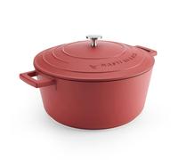 Masterclass cacerola grande con tapa 5 l/28 cm, aluminio fundido liger