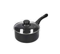 MasterClass Can-to-Pan Cacerola de Cerámica Eco con PTFE, PFOA y BPA Libre de Stick, Hecho de 1% de aluminio reciclado, 16 cm,Negro