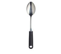 MasterClass Cuchara de cocina con mango blando, acero inoxidable, 33,5 cm