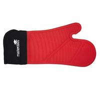 MasterClass Guante para horno individual, guante de silicona para horno con funda de algodón, resistente, máxima protección contra el calor, antimanchas y lavable a máquina