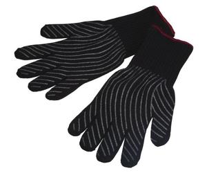 MasterClass Guantes profesionales de seguridad resistentes al calor para horno - Negros
