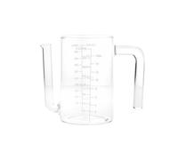 MasterClass Jarra de cristal para salsa/separador de grasas, 450 ml / 2 tazas / 16 onzas líquidas de capacidad, 7,9 x 14,5 x 12,5 cm